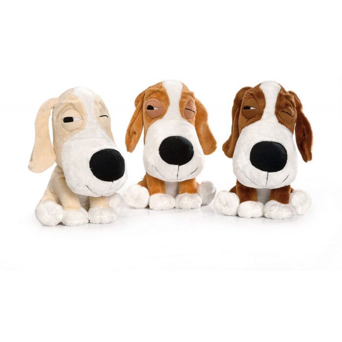 Perro peluche 20 cm colores variados